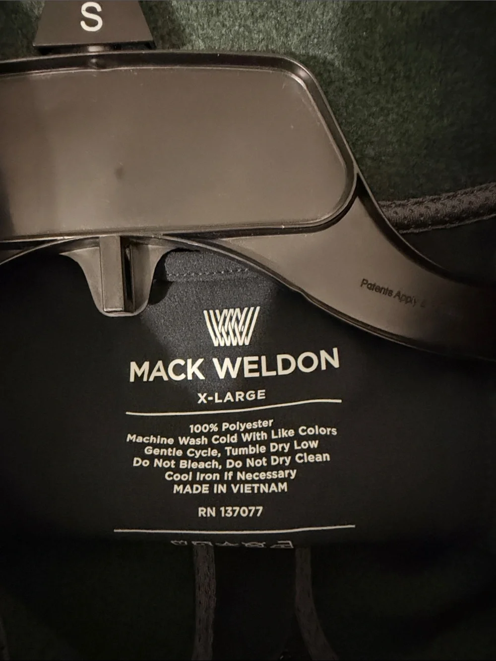 Mack Weldon Latitude Fleece Quarter-Zip Knit Sweater Insulating Quick Dry
